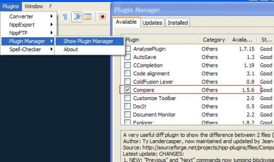 How To Compare Two Text Files Using Notepad 