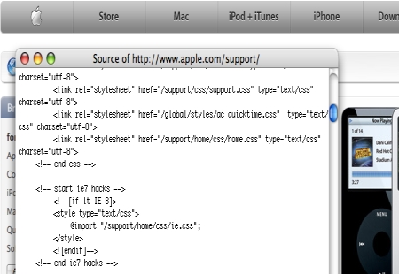 css conditional statement apple