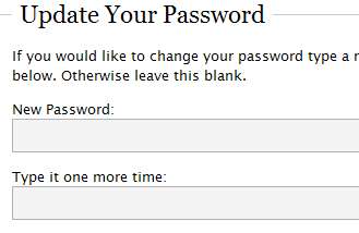 wordpress user password screenshot